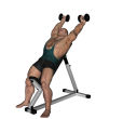 Flye - Incline Dumbbell Reverse